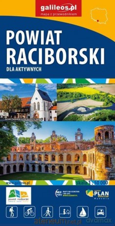 Mapa - Powiat Raciborski 1:50 000 wodoodporna