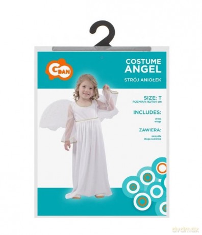 Strój dla dzieci aniołek rozm. 92/104cm
