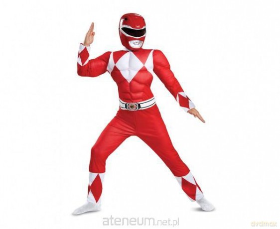 Strój Red Ranger Classic Muscle Power Rangers M