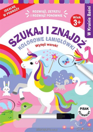 Szukaj i znajdź. Kolorowe łamigłówki [KSIĄŻKA]
