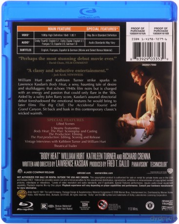 Body Heat (Żar ciała) [Blu-Ray]