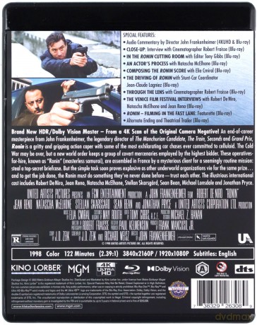Ronin [Blu-Ray 4K]+[Blu-Ray]