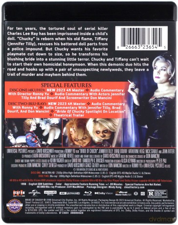Bride of Chucky (Narzeczona laleczki Chucky) [Blu-Ray 4K]+[Blu-Ray]