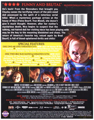 Curse of Chucky (Klątwa laleczki Chucky) [Blu-Ray 4K]+[Blu-Ray]