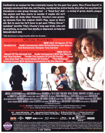 Cult of Chucky (Kult laleczki Chucky) [Blu-Ray 4K]+[Blu-Ray]