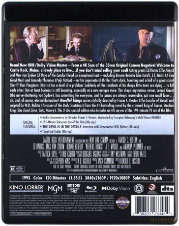 Needful Things (Sprzedawca śmierci) [Blu-Ray 4K]+[Blu-Ray]