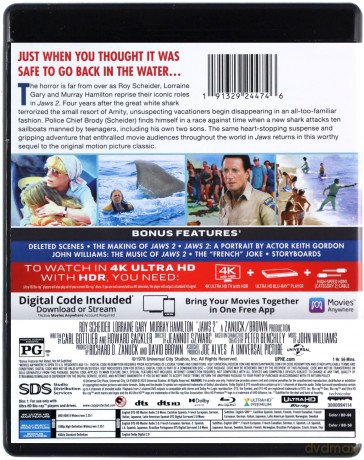 Jaws 2 (Szczęki 2) [Blu-Ray 4K]+[Blu-Ray]