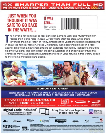 Jaws 2 (Szczęki 2) [Blu-Ray 4K]+[Blu-Ray]