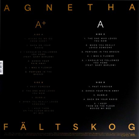Agnetha Fältskog: A+ [2xWinyl]