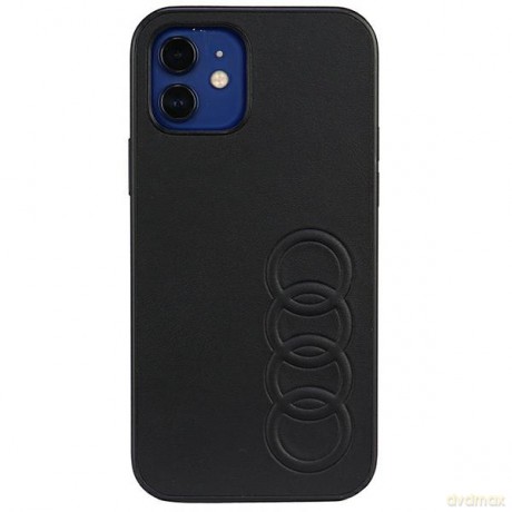 Audi nakładka do iPhone 11 AU-TPUPCIP11-TT/D1-BK czarna hard case Synthetic Leather