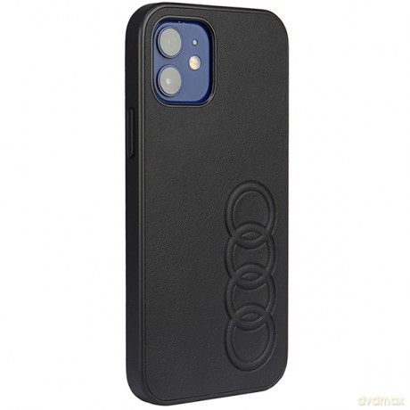 Audi nakładka do iPhone 11 AU-TPUPCIP11-TT/D1-BK czarna hard case Synthetic Leather