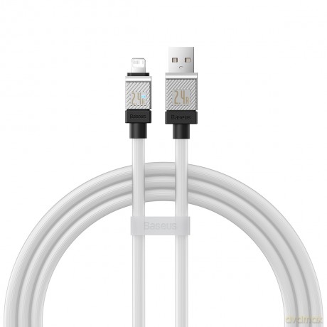 Baseus kabel CoolPlay USB - Lightning 1m 2,4A biały