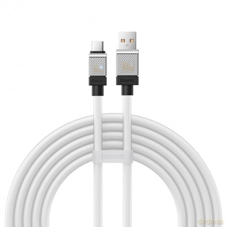 Baseus kabel CoolPlay USB - USB-C 2m 100W biały