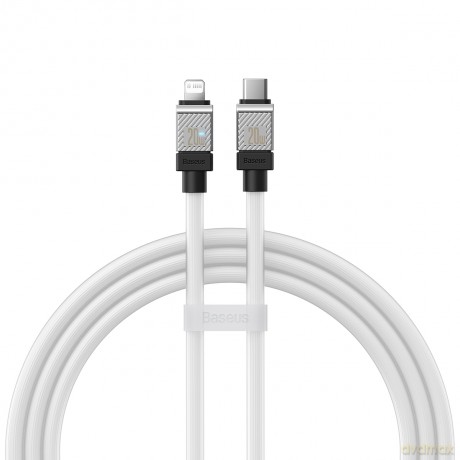 Baseus kabel CoolPlay USB-C - Lightning 2m 20W biały