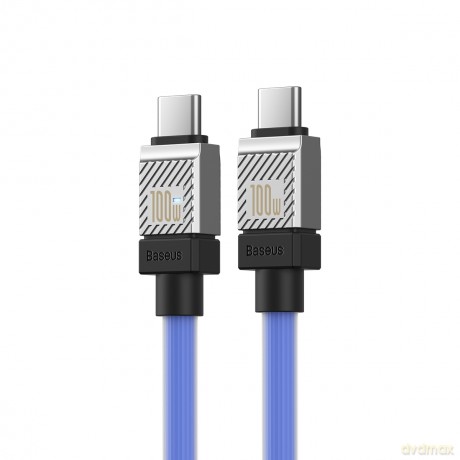 Baseus kabel CoolPlay USB-C - USB-C 1m 100W niebieski