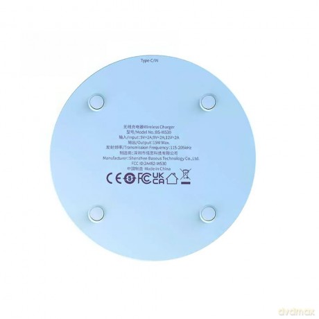 Baseus ładowarka indukcyjna Simple 2 15W niebieska
