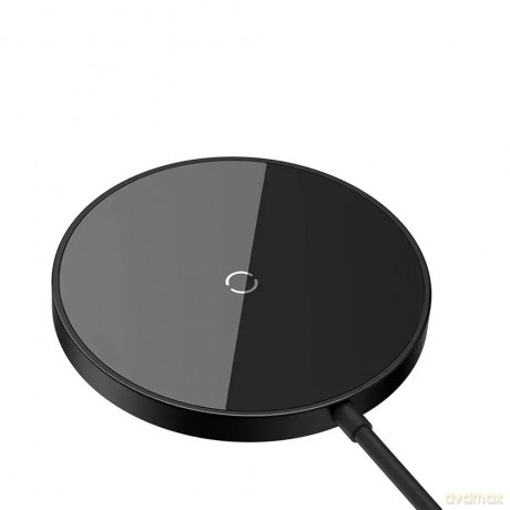 Baseus ładowarka indukcyjna Simple Mini 3 15W czarna magnetyczna