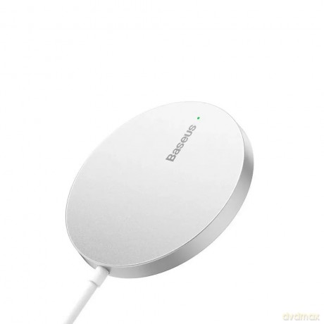 Baseus ładowarka indukcyjna Simple Mini 3 15W srebrna magnetyczna