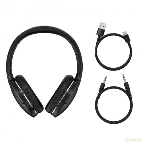 Baseus słuchawki nauszne bluetooth Encok D02 Pro czarne