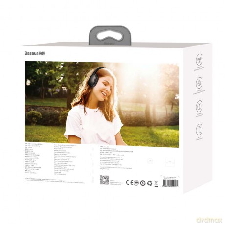 Baseus słuchawki nauszne bluetooth Encok D02 Pro czarne