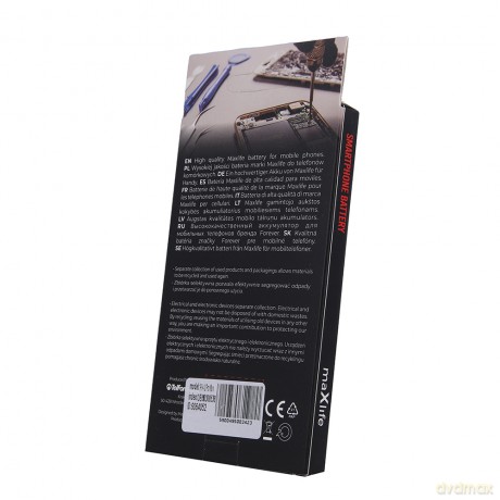 Bateria Maxlife do iPhone 12 Pro Max 3687mAh
