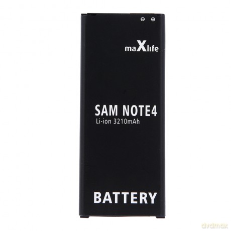 Bateria Maxlife do Samsung Galaxy Note 4 N910 EB-BN910BBE 3200mAh