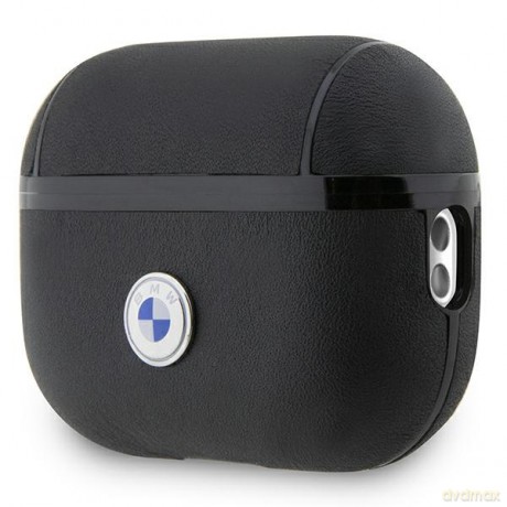 BMW etui do AirPods Pro BMAP2SSLBK czarne M PU Carbon Metal Logo