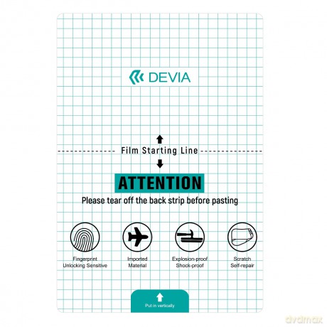 Devia Zestaw folii anticrash na tablety do maszyny tnącej 20szt 20 x 29 cm