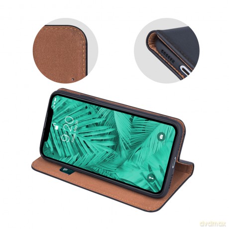 Etui skórzane Smart Pro do Oppo A17 czarne