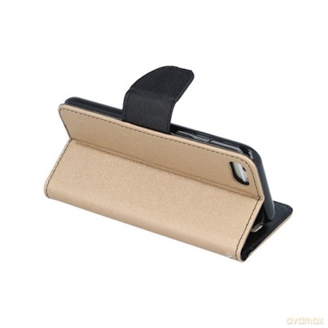 Etui Smart Fancy do Motorola Moto G32 złoto-czarne