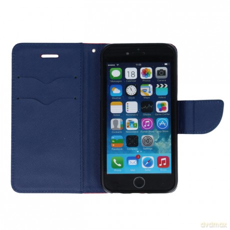 Etui Smart Fancy do Realme C55 czerwono-granatowe