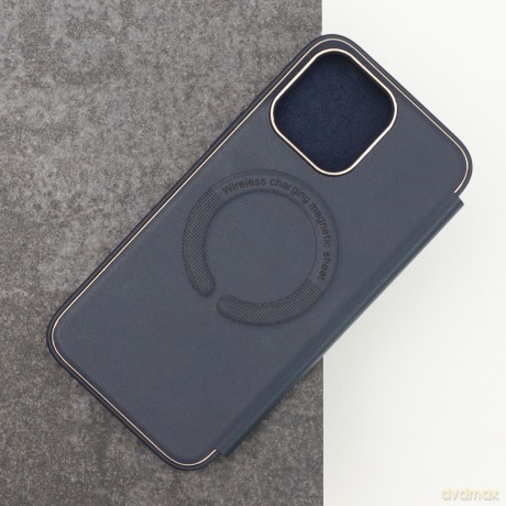 Etui Smart Gold Frame Mag do iPhone 11 Pro Max granatowe