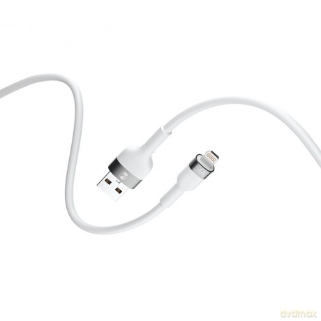 Forever kabel Flexible USB - Lightning 1,0 m 2,4A biały