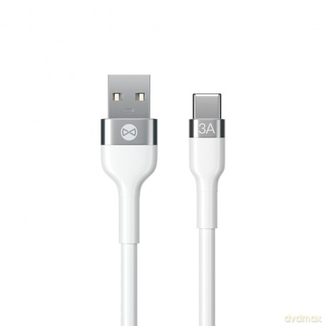 Forever kabel Flexible USB - USB-C 1,0 m 3A biały