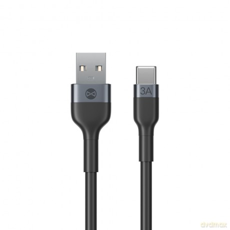 Forever kabel Flexible USB - USB-C 1,0 m 3A czarny