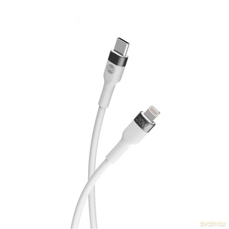 Forever kabel Flexible USB-C - Lightning 1,0 m 20W biały