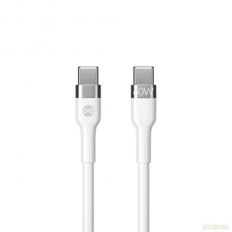 Forever kabel Flexible USB-C - USB-C 2,0 m 60W biały