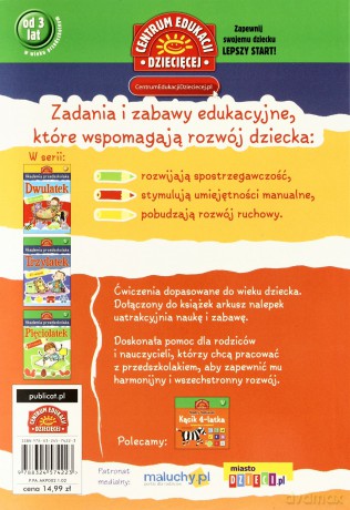 Akademia przedszkolaka. Czterolatek - Anna Ładniak [KSIĄŻKA]