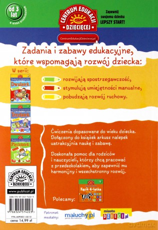 Akademia przedszkolaka. Czterolatek - Anna Ładniak [KSIĄŻKA]