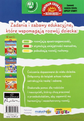 Akademia przedszkolaka. Pięciolatek - Anna Ładniak [KSIĄŻKA]