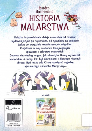 Bardzo ilustrowana historia malarstwa - Anna Claybourne [KSIĄŻKA]