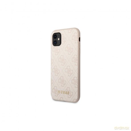 Guess nakładka do iPhone 11 GUHCN61G4GFPI hardcase PU 4G Classic różowa