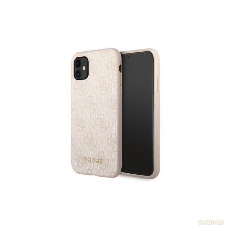 Guess nakładka do iPhone 11 GUHCN61G4GFPI hardcase PU 4G Classic różowa