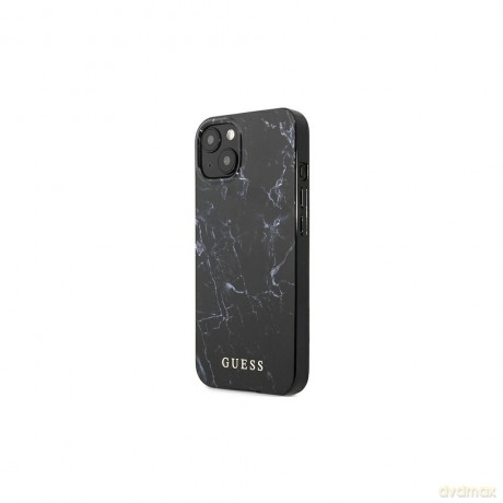 Guess nakładka do iPhone 13 Pro Max 6,7'' GUHCP13XPCUMABK czarne hard case Marble