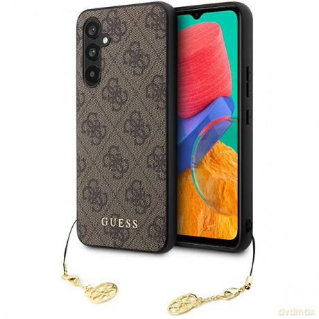 Guess nakładka do Samsung Galaxy A54 5G GUHCSA54GF4GBR brązowa hardcase 4G Charms Collection