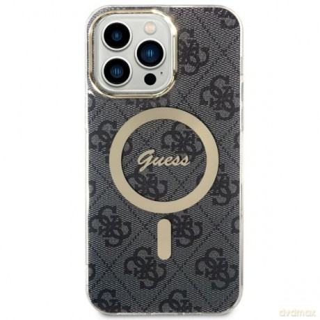 Guess nakładka do Samsung Galaxy S23 Ultra GUHMS23LH4STK czarna hardcase Magsafe IML 4G