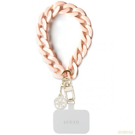 Guess pasek GUOUCBMC4MP różowy HDSP Large Chain Acrylic 4G Charm