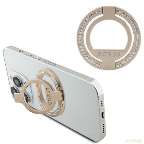Guess podstawka GUMRSALDGD Ringstand Rhinestones złota