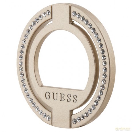 Guess podstawka GUMRSALDGD Ringstand Rhinestones złota