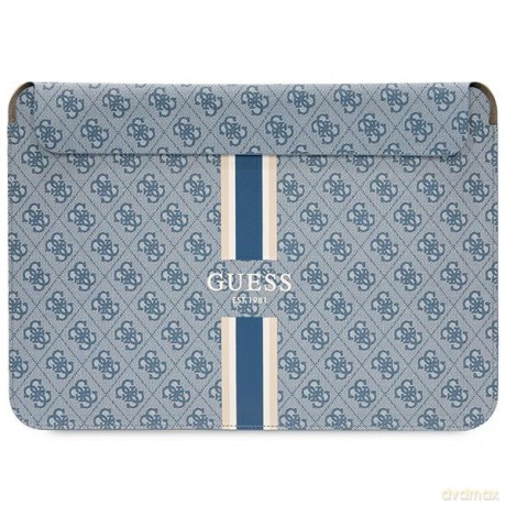 Guess torba na laptop GUCS14P4RPSB niebieska Sleeve 4G Stripes